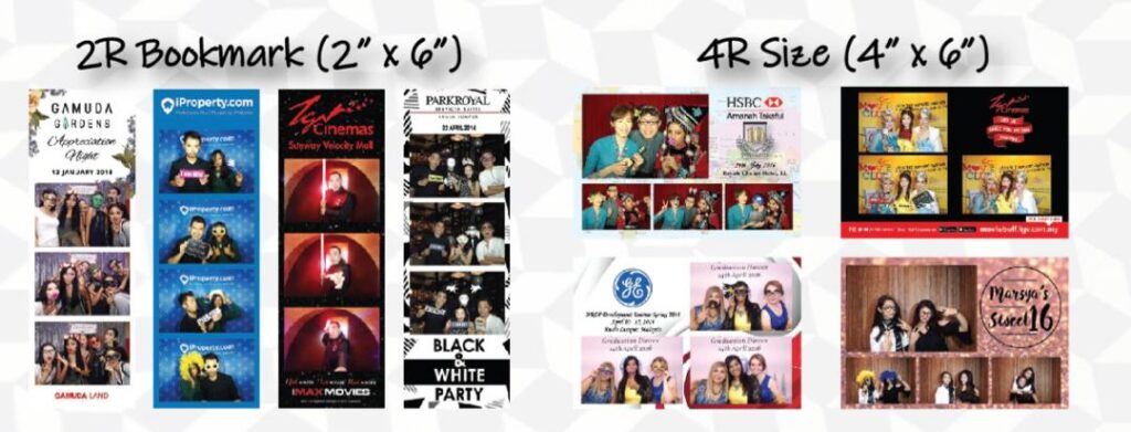 2R 4R instant print photobooth service