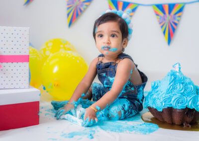 1 year old boy cake smash