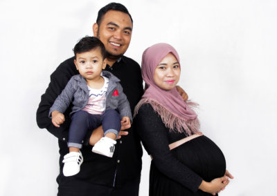 Pregnancy Portrait at home