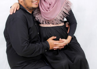 Pregnancy Portrait at home