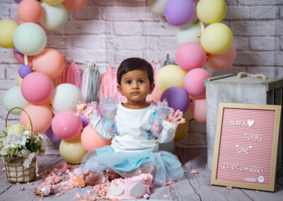1 Year Baby Girl Photoshoot SS2 PJ Studio