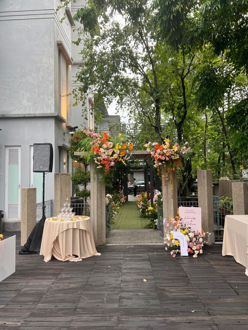Party Flower arch and decorations KL Selangor