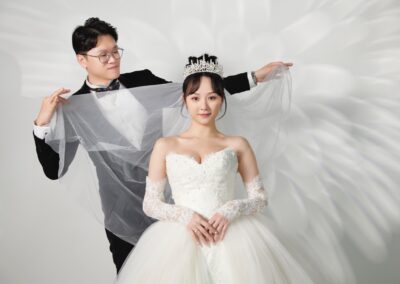 Wedding portrait minimalist bandar Sri damansara